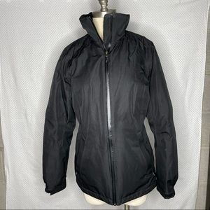 Lands End black small winter coat